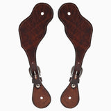 Bar H Equine Leather Spurs Straps for Adults Western Womens Spur Horse Riding Barrel Racing Show and Rodeo Strap Adult Women