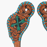 Bar H Equine Leather Spurs Straps for Adults Western Womens Spur Horse Riding Barrel Racing Show and Rodeo Strap Adult Women