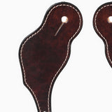 Bar H Equine Leather Spurs Straps for Adults Western Womens Spur Horse Riding Barrel Racing Show and Rodeo Strap Adult Women