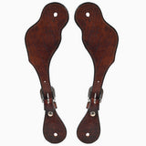 Bar H Equine Leather Spurs Straps for Adults Western Womens Spur Horse Riding Barrel Racing Show and Rodeo Strap Adult Women