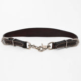 Bar H Equine Genuine Western American Leather Horse Premium Headstall & Breast Collar Set