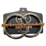 Twisted Wire Stainless Steel O ring Snaffle Bit