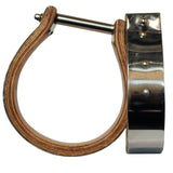 Wood Round With Stainless Steel Stirrups